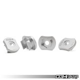 BILLET ALUMINUM MQB REAR SUBFRAME MOUNT INSERTS, 8V/8V.5 AUDI A3/S3/RS3 QUATTRO, MKIII AUDI TT/TTS/TTRS QUATTRO, & MKVII VOLKSWAGEN GOLF R
