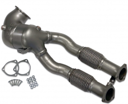 CAST STAINLESS STEEL RACING DOWNPIPE, AUDI 8S TTRS AND 8V.5 RS3