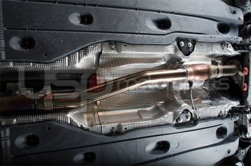 USP 3" Stainless Steel Downpipe MK7 Golf R, S3, A3 Quattro (Catted)