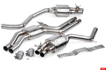 APR Catback Exhaust System with Center Muffler - 4.0 TFSI - C7 RS6 and RS7