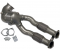 CAST STAINLESS STEEL RACING DOWNPIPE, AUDI 8S TTRS AND 8V.5 RS3